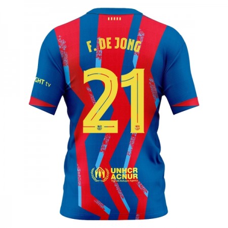 Jalkapallo Pelipaidat/Peliasut FC Barcelona Frenkie de Jong 21 Neljäspelipaita 2025-26